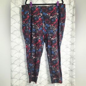 MTA Women's Floral Active Leggings Plus Size 3x